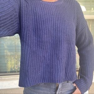 Navy Blue Forever 21 Sweater